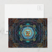 Ganesha- Om Gam Ganapataye Namah Briefkaart (Voorkant / Achterkant)