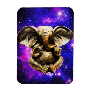 Ganesha op een Keltische Achtergrond Magnet Magneet