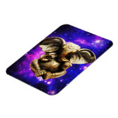 Ganesha op een Keltische Achtergrond Magnet Magneet (Linkerzijde)