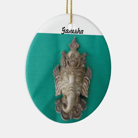 Ganesha-openingsboomversiering Keramisch Ornament (Rechts)