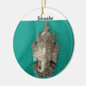 Ganesha-openingsboomversiering Keramisch Ornament (Links)