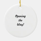 Ganesha-openingsboomversiering Keramisch Ornament (Achterkant)