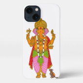 Ganesha Phone Cover, Phone Case & Keyring Design iPhone Hoesje (Achterkant)