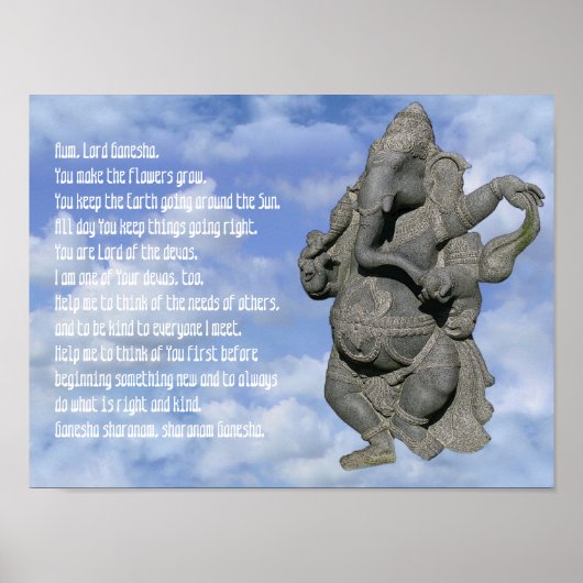 Ganesha Poster (Voorkant)