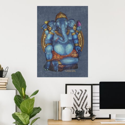 Ganesha Poster (Thuiskantoor)