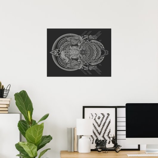 Ganesha Poster (Thuiskantoor)