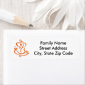 Ganesha retourlabel etiket (Insitu)