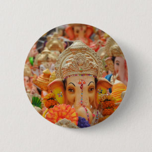 Ganesha Ronde Button 5,7 Cm