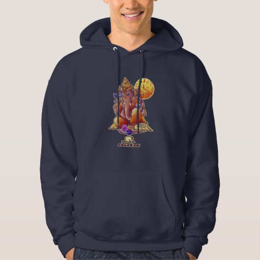 Ganesha- satyam eva jayate hoodie (Voorkant)