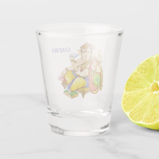 Ganesha Shot Glas (Achterkant)