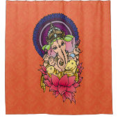 GANESHA - Shower Curtain Douchegordijn (Voorkant)