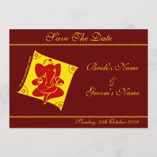 Ganesha Sla de datum op Save The Date