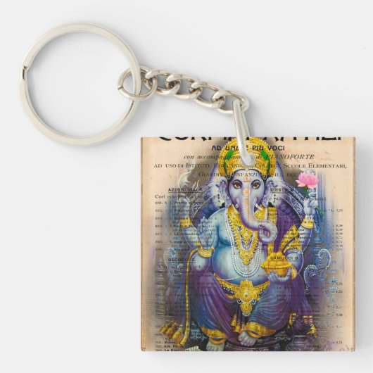 Ganesha Sleutelhanger (voorkant)