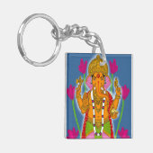 Ganesha-sleutelhanger & devotionele sleutelring sleutelhanger (Voorkant Links)
