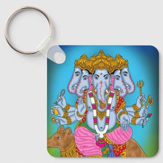 Ganesha-sleutelhanger Sleutelhanger (Voorkant)