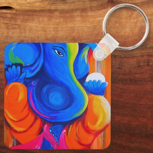 Ganesha-Sleutelhanger Sleutelhanger (Achterkant)