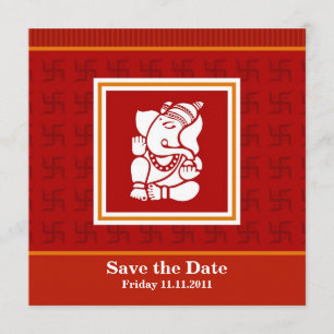 Ganesha sparen de Datum Save The Date