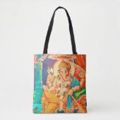 Ganesha  Spirituele Yoga Canvas tas (Voorkant)