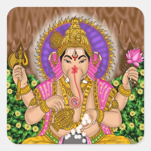 Ganesha Sticker (Voorkant)
