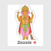 Ganesha Stickers & Keyring Combo (Vel)