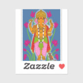 Ganesha Stickers & Keyring Combo (Vel)