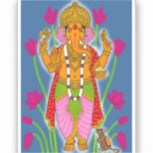 Ganesha Stickers & Keyring Combo (Voorkant)
