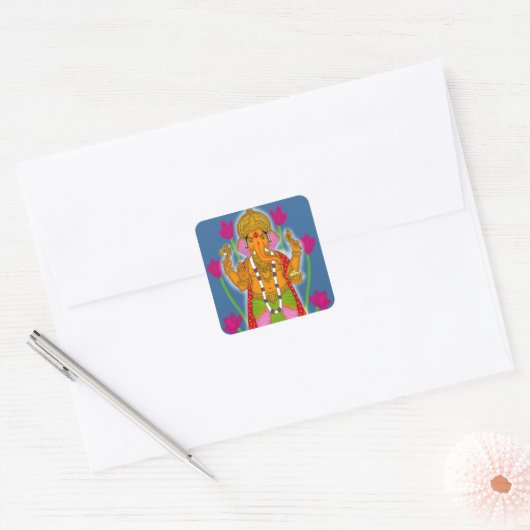 Ganesha Stickers & Keyring Combo (Envelop)