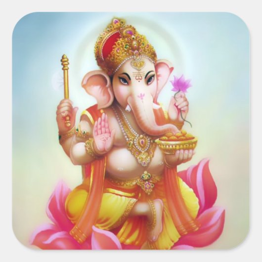 Ganesha Stickers - Versie 10 (Voorkant)