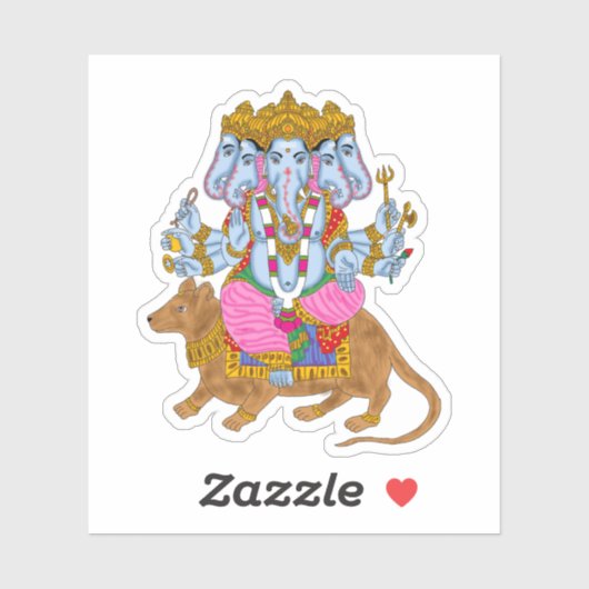 Ganesha Stickerverzameling Sticker (Vel)