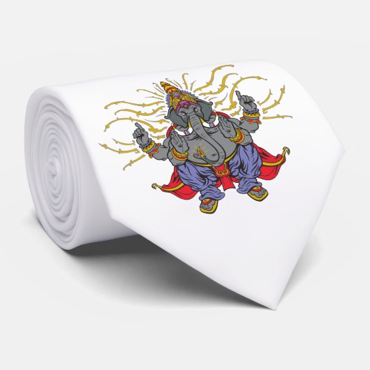 Ganesha Stropdas (Opgerold)