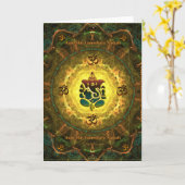 Ganesha - Succes, Overwinning, Welvaart, Kennis Kaart (Gele Bloem)