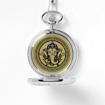 Ganesha Themed Hindu Art Print