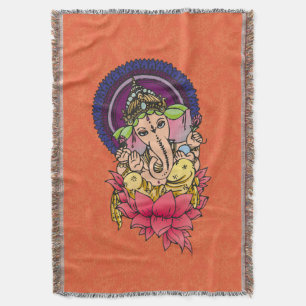 GANESHA - Throw Blanket Deken