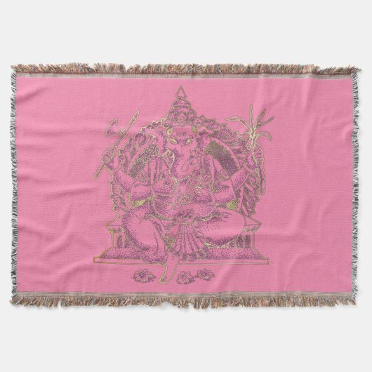 GANESHA - Throw Blanket Deken (Voorkant)