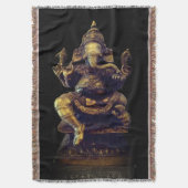Ganesha Throw Blanket Deken (Voorkant Verticaal)