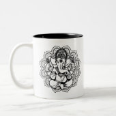 Ganesha Two-Tone Coffee Mok (Links)