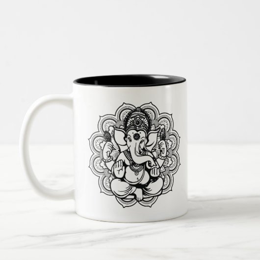 Ganesha Two-Tone Coffee Mok (Links)