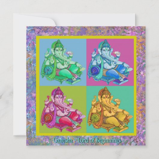 Ganesha Uitnodiging (Voorkant)