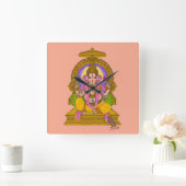 Ganesha Wall Clock Vierkante Klok (Huis)
