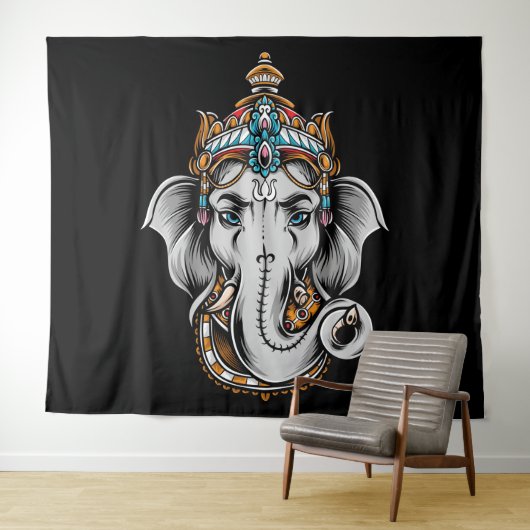 Ganesha Wandkleed (In Situ (horizontaal))