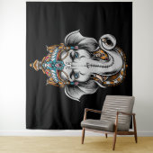 Ganesha Wandkleed (In situ)