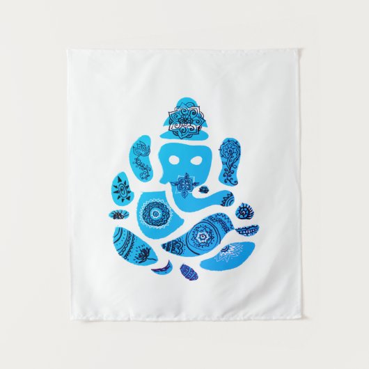 Ganesha wandtapijt wandkleed (Voorkant)