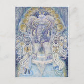 Ganesha Wealth Blessing Briefkaart (Voorkant)