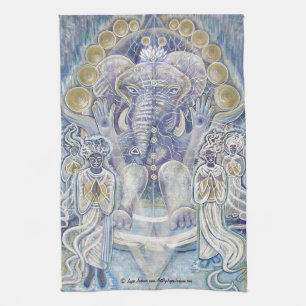 Ganesha Wealth Blessing Keuken Handdoek