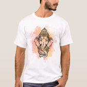 Ganesha Wealth T-shirt - Hindoe God van Welvaart S (Voorkant)