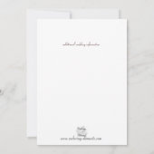 Ganesha Wedding Invitations Kaart (Achterkant)