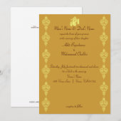 Ganesha Wedding Invitations Kaart (Voorkant / Achterkant)