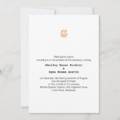 Ganesha Wedding Uitnodiging (Achterkant)