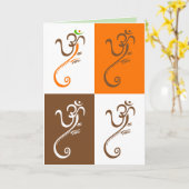 Ganesha-wenskaart Kaart (Gele Bloem)