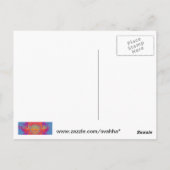 Ganesha-Wenskaarten, stickers, Briefkaarten (Achterkant)